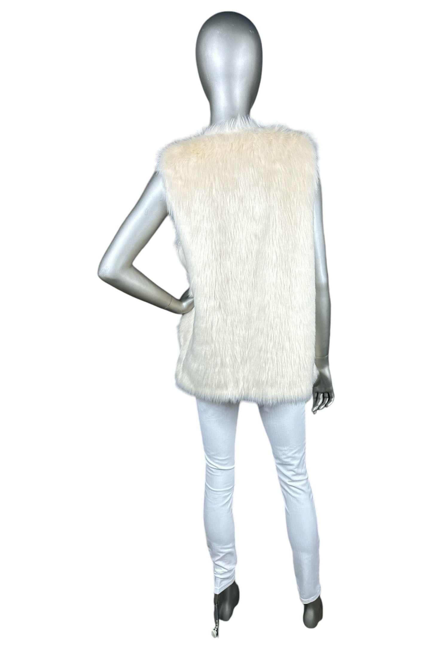 Secondhand Vince Camuto Faux Fur Vest S/M