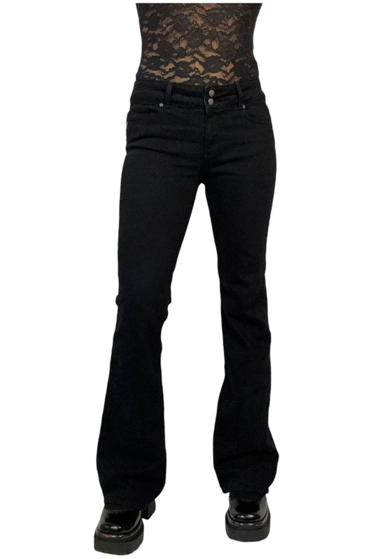 Paige Black Flare Jeans L