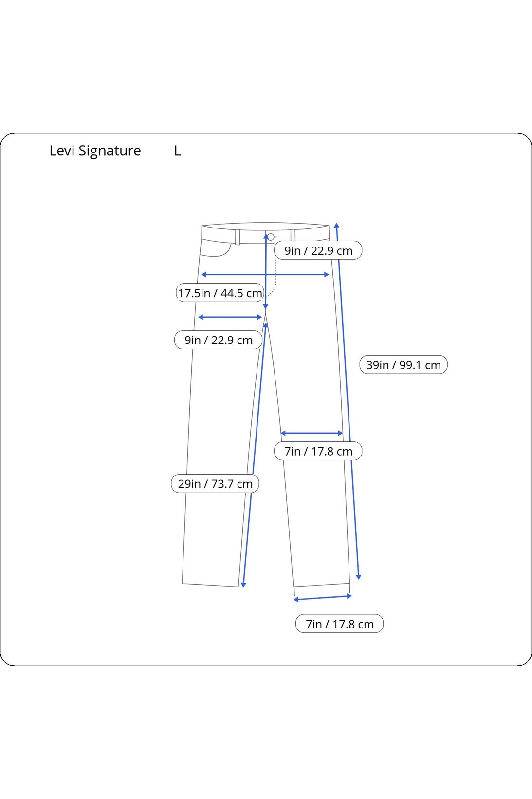 Signature by Levi Strauss Totally Shaping Straight Jeans  Description L