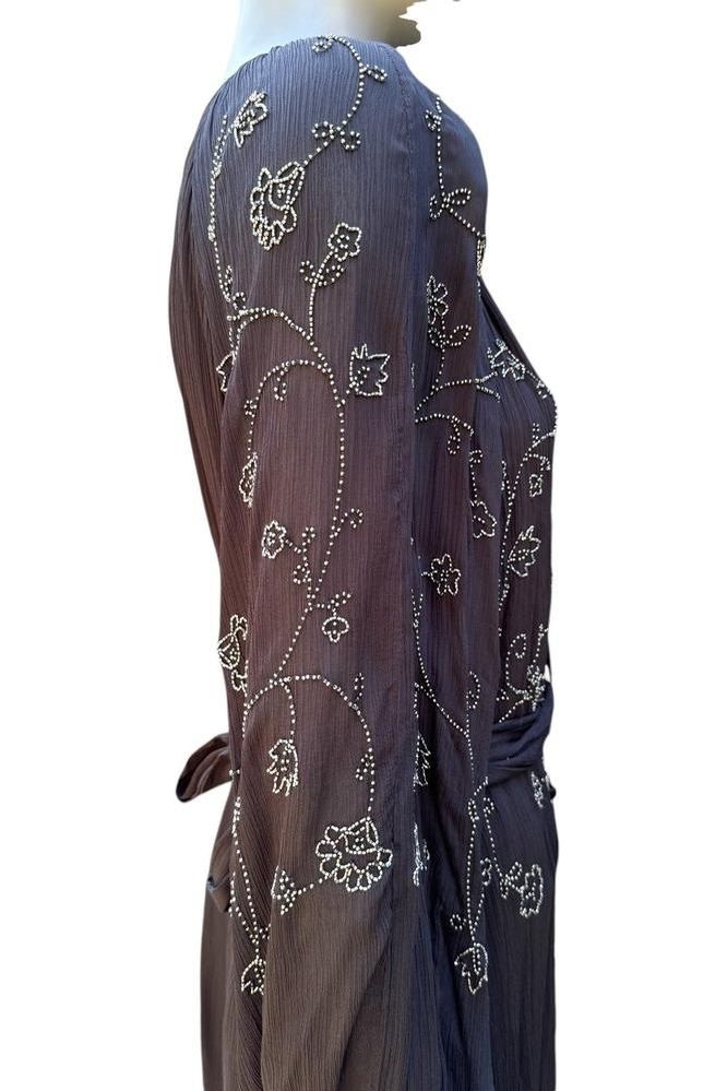 details on Ranna Gill Bohemian Embroidered Tunic Dress from Anthropologie L